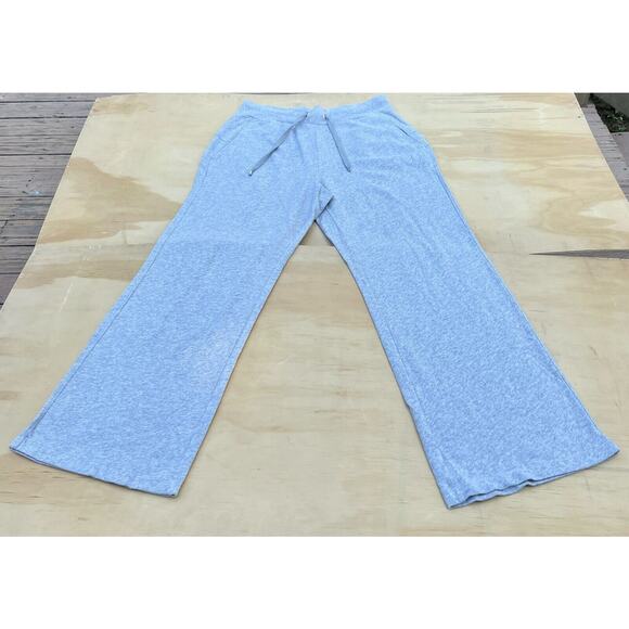 RALPH LAUREN Sweatpants Wide Leg Drawstring‎ Cotton Men Light Blue SIZE MEDIUM - Picture 1 of 5